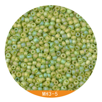 3 MM 8/0 Mat Corolful Plating šarm češke staklene perle DIY narukvica ogrlica SeedBeads za pribor za izradu nakita