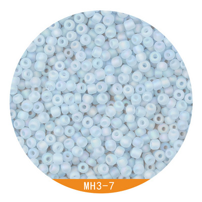 3 MM 8/0 Mat Corolful Plating šarm češke staklene perle DIY narukvica ogrlica SeedBeads za pribor za izradu nakita