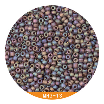 3 MM 8/0 Mat Corolful Plating šarm češke staklene perle DIY narukvica ogrlica SeedBeads za pribor za izradu nakita