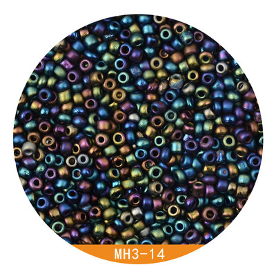 3 MM 8/0 Mat Corolful Plating šarm češke staklene perle DIY narukvica ogrlica SeedBeads za pribor za izradu nakita