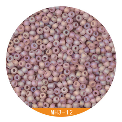 3 MM 8/0 Mat Corolful Plating šarm češke staklene perle DIY narukvica ogrlica SeedBeads za pribor za izradu nakita