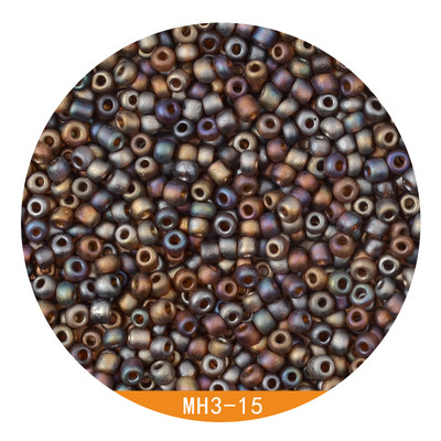 3 MM 8/0 Mat Corolful Plating šarm češke staklene perle DIY narukvica ogrlica SeedBeads za pribor za izradu nakita