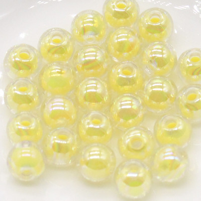 8/10 mm spalva AB pakabukai apvalūs akrilo karoliukai laisvi tarpiniai karoliukai papuošalams gaminti „pasidaryk pats“ rankų darbo apyrankių priedai