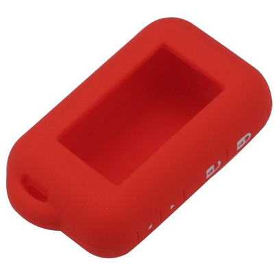 Jingyuqin αμφίδρομη θήκη σιλικόνης συναγερμού αυτοκινήτου για Starline E90/E60/E62 Ρωσικό τηλεχειριστήριο LCD μόνο κάλυμμα