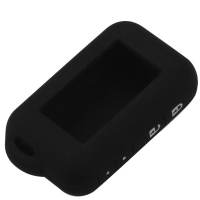 Jingyuqin αμφίδρομη θήκη σιλικόνης συναγερμού αυτοκινήτου για Starline E90/E60/E62 Ρωσικό τηλεχειριστήριο LCD μόνο κάλυμμα