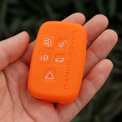 Κάλυμμα θήκης από καουτσούκ για μπρελόκ για Land Rover A9 Range Rover Sport Evoque Discovery Freelander Remote Holder Προστατευτικό μπρελόκ