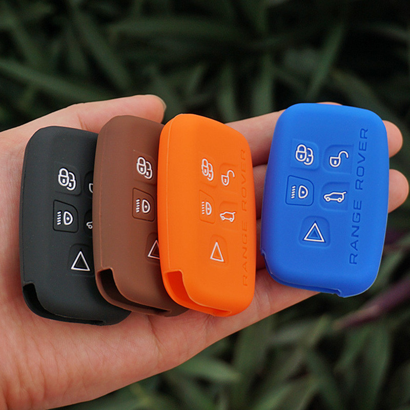 Κάλυμμα θήκης από καουτσούκ για μπρελόκ για Land Rover A9 Range Rover Sport Evoque Discovery Freelander Remote Holder Προστατευτικό μπρελόκ