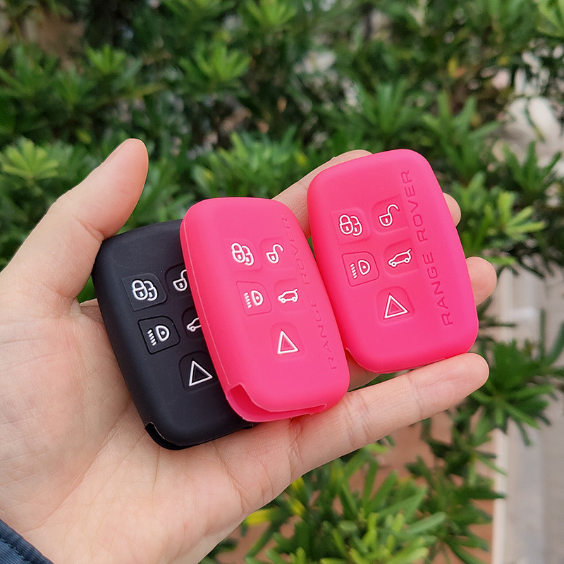 Κάλυμμα θήκης από καουτσούκ για μπρελόκ για Land Rover A9 Range Rover Sport Evoque Discovery Freelander Remote Holder Προστατευτικό μπρελόκ
