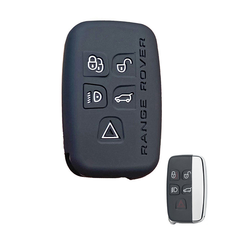 Κάλυμμα θήκης από καουτσούκ για μπρελόκ για Land Rover A9 Range Rover Sport Evoque Discovery Freelander Remote Holder Προστατευτικό μπρελόκ