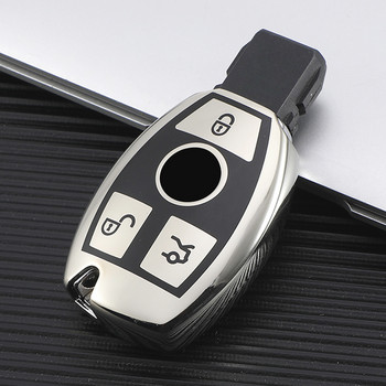 Θήκη κλειδιού αυτοκινήτου TPU Κάλυμμα τσάντας Fob Shell για Mercedes Benz ABCE GL S GLA GLK CLS Class AMG W204 W205 W212 W463 W176