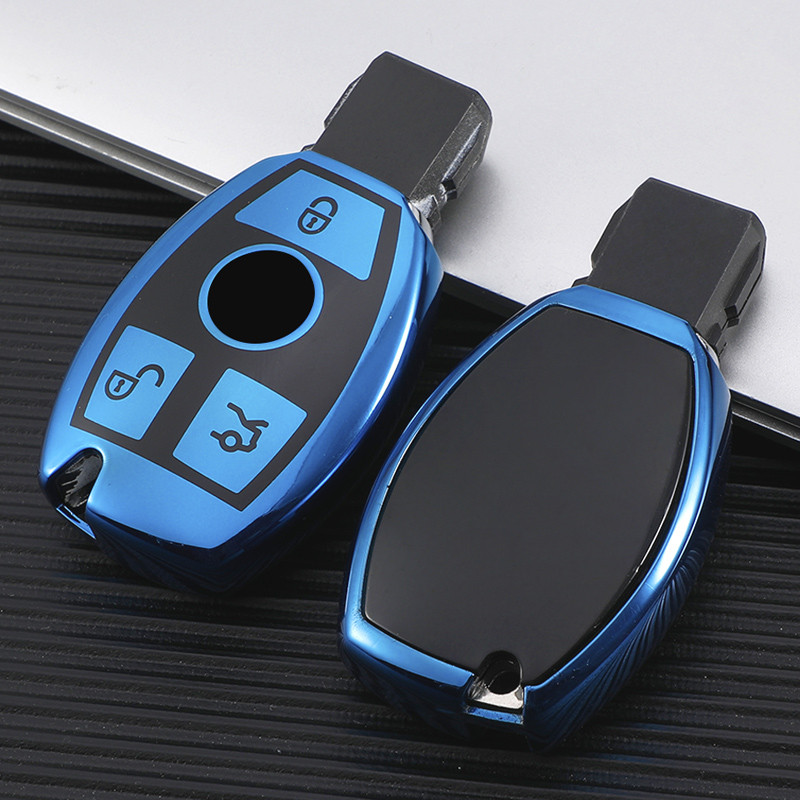 TPU husă pentru chei de mașină husă Suport pentru carcasă Fob pentru Mercedes Benz ABCE GL S GLA GLK CLS Class AMG W204 W205 W212 W463 W176