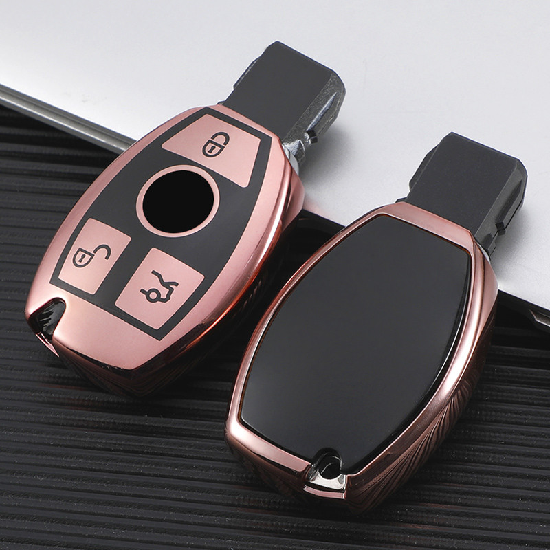 TPU husă pentru chei de mașină husă Suport pentru carcasă Fob pentru Mercedes Benz ABCE GL S GLA GLK CLS Class AMG W204 W205 W212 W463 W176