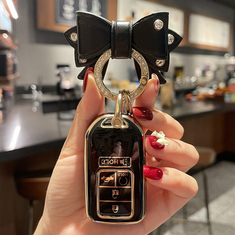 5 nupuga TPU auto kaugjuhtimispuldi võtmeümbrise kate 2019. 2020. 2021. aasta Honda Accord Civic CR-V CRV Pilot EX EX-L Touring Premium Insight jaoks