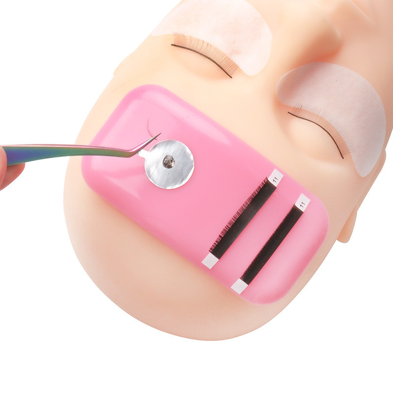 Szempilla beoltó eszközök Műszempilla szilikon párna műszempilla tartó izolált tapaszok Maquiagem homlokpárnák sminkeszközök