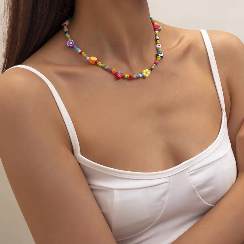 30 τμχ 10 χιλιοστά Πολλαπλών ηλίανθων με μοτίβο χαμόγελου Χάντρες Πολυμερής Πηλός Χαλαρές Χάντρες Χαλαρές Χάντρες για Κατασκευή κοσμημάτων Βραχιόλια Αξεσουάρ DIY