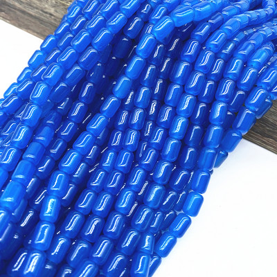 30τμχ 6*8mm Κυλινδρικές γυάλινες χάντρες Spacer Loose Charm Bead Jewelry Making Accessory #ZZ04