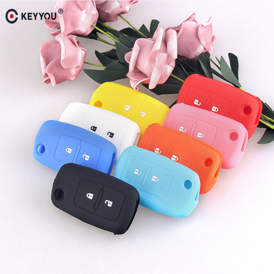 KEYYOU Hot Silicone Car Key Cover Case Shell за VW Golf Bora Jetta POLO Passat за Skoda Octavia A5 Fabia за SEAT Ibiza Leon