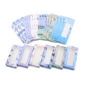 10 vnt didmeninė drugelių blakstienų pakavimo dėžutė lazerinis bronzinis popierius tuščios blakstienų dėžutės holografinės stačiakampės 25 mm blakstienų dėklas