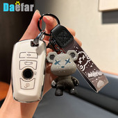 Κάλυμμα κλειδιού αυτοκινήτου Silver Edge TPU Key Protector Θήκη για BMW 1 3 5 7 Series X3 X4 M3 M4 M5 520 525 F30 F10 F18 118i 320i Keychain