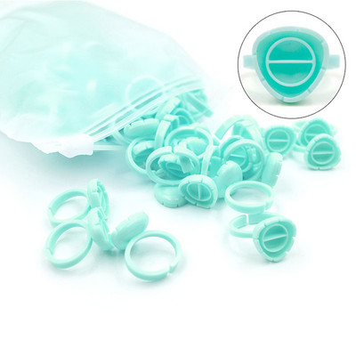 100 vnt dirbtinių blakstienų žydėjimo puodeliai Profesionalus skiepijimas greitai žydi nuo saulės gėlių ventiliatoriaus blakstienų priauginimo klijų žiedo makiažo priemonė