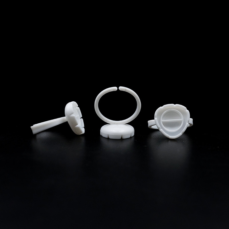 100 vnt dirbtinių blakstienų žydėjimo puodeliai Profesionalus skiepijimas greitai žydi nuo saulės gėlių ventiliatoriaus blakstienų priauginimo klijų žiedo makiažo priemonė