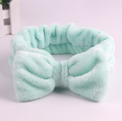 Βλεφαρίδες Extension Spa Facial Headband Ροζ Κόκκινο Χρώμα Headbands Headwear Hair Bands Wash Face Bow Hairbands for Women Girls