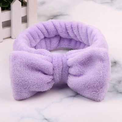 Βλεφαρίδες Extension Spa Facial Headband Ροζ Κόκκινο Χρώμα Headbands Headwear Hair Bands Wash Face Bow Hairbands for Women Girls