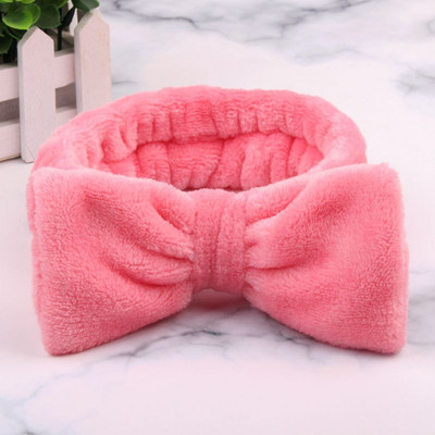 Βλεφαρίδες Extension Spa Facial Headband Ροζ Κόκκινο Χρώμα Headbands Headwear Hair Bands Wash Face Bow Hairbands for Women Girls