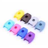 Szilikon autós kulcstartó burkolat Auto kulcsvédő bőrhéjtartó Mercedes Benz A Classe A180 A200 A260 CES CLK W214 W211 számára