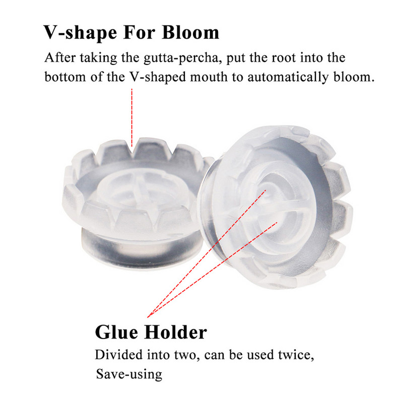 GLAMLASH 100kom čašica ljepila za ekstenzije trepavica Lash Blooming Lift Plastični držač ljepila za trepavice Čašica ljepila za trepavice