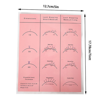 10 vnt. 2x4,5 cm akių formos pratimo kempinės Daugkartinio naudojimo blakstienų priauginimo pratimai pradedantiesiems pratimai Atsitiktinė spalva