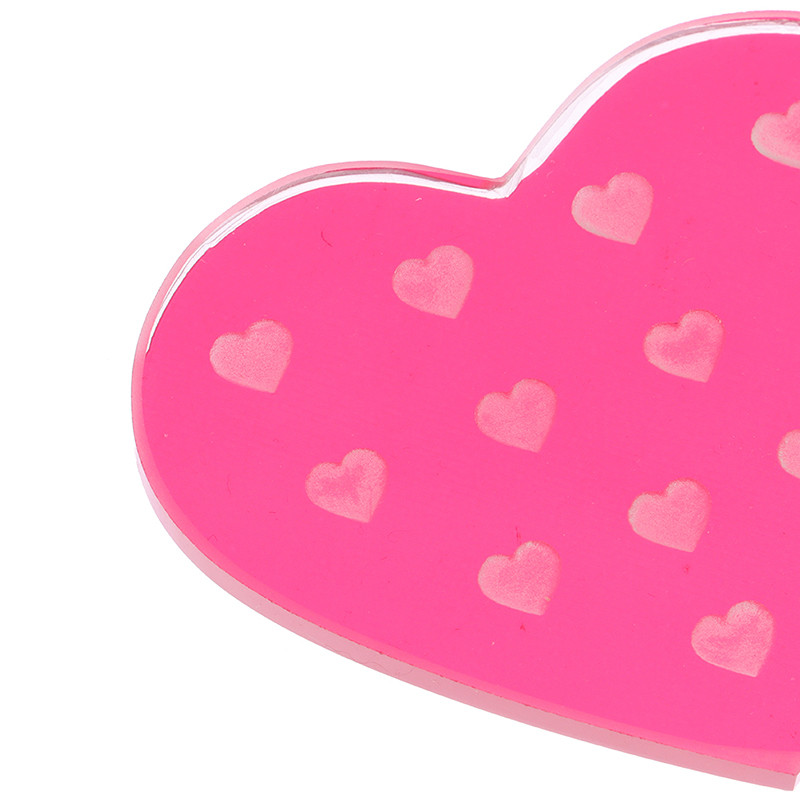 Ακρυλική παλέτα επέκτασης βλεφαρίδων Κρυστάλλινο γυαλί σε σχήμα καρδιάς Θήκη ψεύτικων βλεφαρίδων Διαφανής δίσκος κόλλας Αξεσουάρ μακιγιάζ