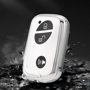 Αυτοκόλλητο με 3 κουμπιά Έξυπνο τηλεχειριστήριο Κάλυμμα μπρελόκ αυτοκινήτου Θήκη θήκης θήκης για BYD S6 S7 G3 L3 M6 L6 E6 F0 F3 Προστατευτικό μπρελόκ