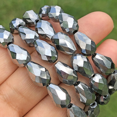 Χονδρική AB Multicolor Austria Teardrop Crystal Loose Faceted Drop Briolette Glass Beads for Jewelry Making Craft Diy Earrings