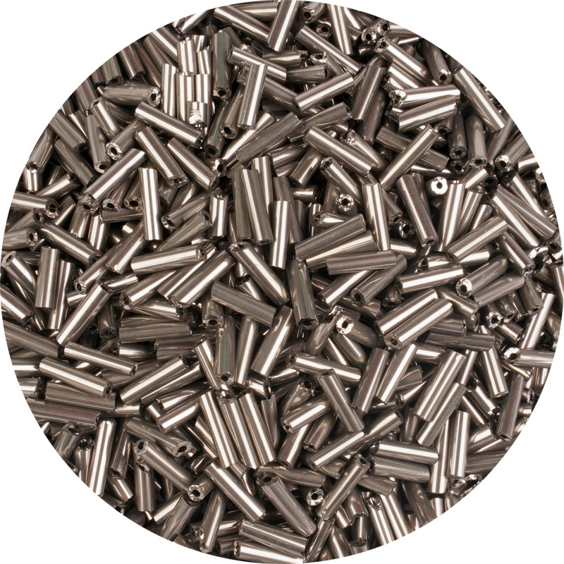 2x6mm 500vnt auksiniai čekiško stiklo vamzdeliai, stiklo sėklų tarpiklio karoliukai krištolo ilgi vamzdiniai karoliukai pagaminti Austrijos „pasidaryk pats“ papuošalai