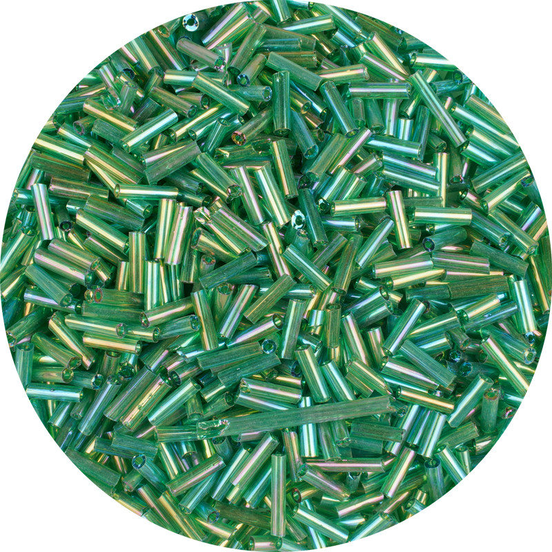 2x6mm 500vnt auksiniai čekiško stiklo vamzdeliai, stiklo sėklų tarpiklio karoliukai krištolo ilgi vamzdiniai karoliukai pagaminti Austrijos „pasidaryk pats“ papuošalai