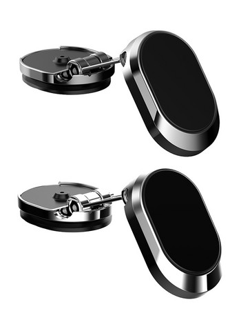 Ultra Mini Μαγνητική θήκη τηλεφώνου αυτοκινήτου Πτυσσόμενη βάση ταμπλό για τηλέφωνο με περιστροφή 360° Βάση στήριξης κινητού τηλεφώνου για iPhone 13 12 Samsung