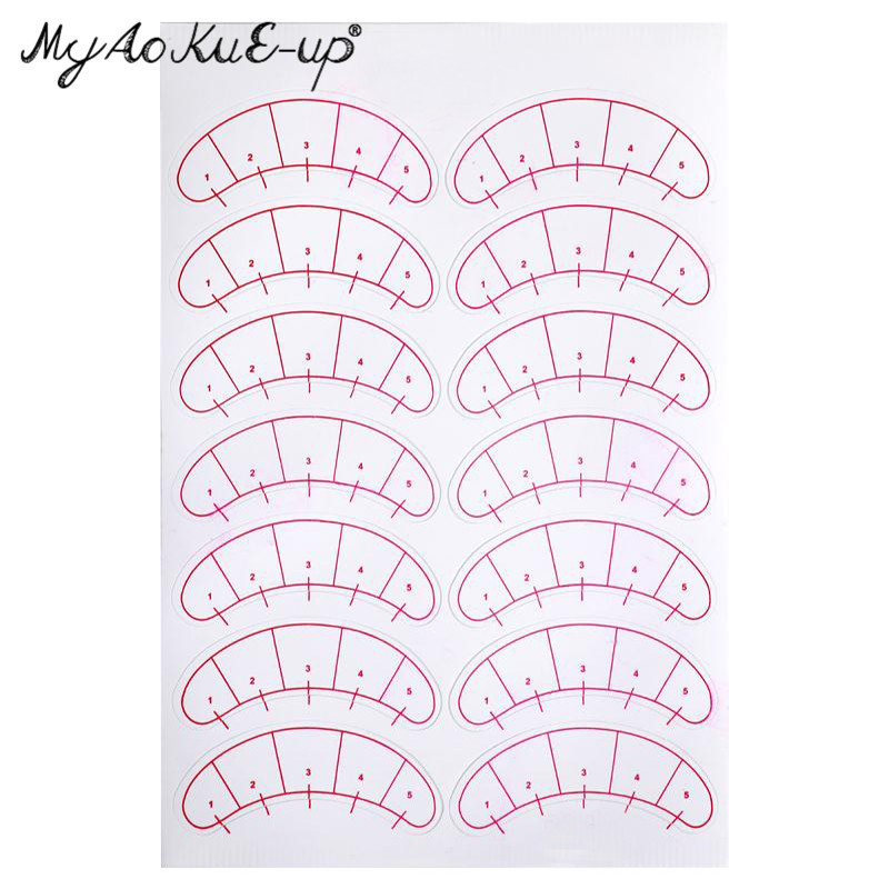 70 paari silmakleebis ripsmete pikendamiseks poogitud ripsmepadjad Silmapadjad Paberplaastrid Mähised Harjutusplaastrid Meigitööriistad