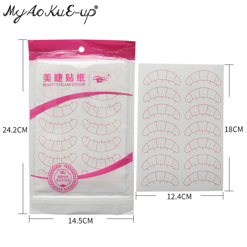 70 paari silmakleebis ripsmete pikendamiseks poogitud ripsmepadjad Silmapadjad Paberplaastrid Mähised Harjutusplaastrid Meigitööriistad