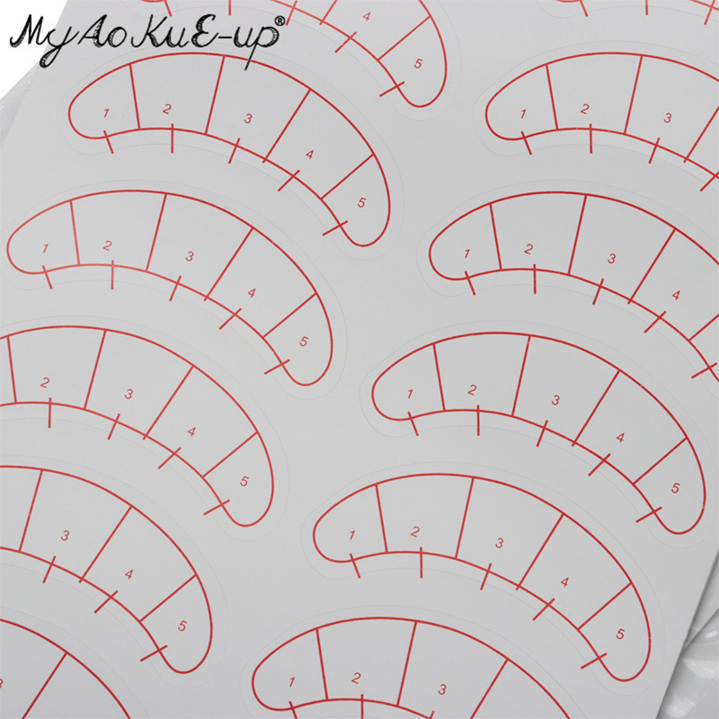 70 paari silmakleebis ripsmete pikendamiseks poogitud ripsmepadjad Silmapadjad Paberplaastrid Mähised Harjutusplaastrid Meigitööriistad