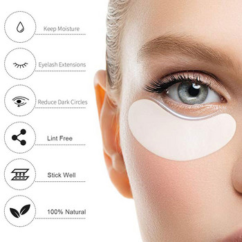 20/50 Pairs Lash Extensions Eye Pads Grafting Eyelashes Eyelash Hydrogel Patches Eyelash Extension Supplies Εργαλεία αυτοκόλλητων ματιών