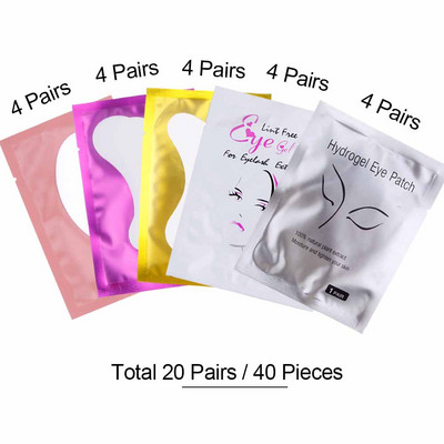 20/50 pár szempilla hosszabbító szempárna beoltás szempilla szempilla hidrogél tapaszok szempilla hosszabbító kellékek szemmatrica eszközök