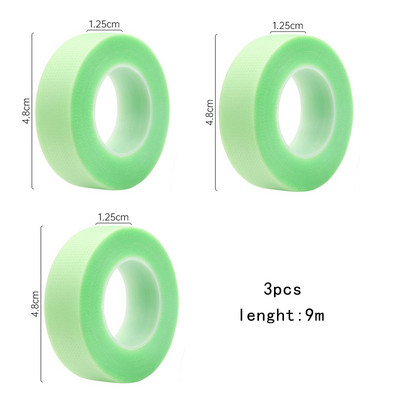 3 Rolls Eyelash Extension PE Tape Under Eye Patches Pad False Lashes Individual Makeup Tools Lash Extension Supplies