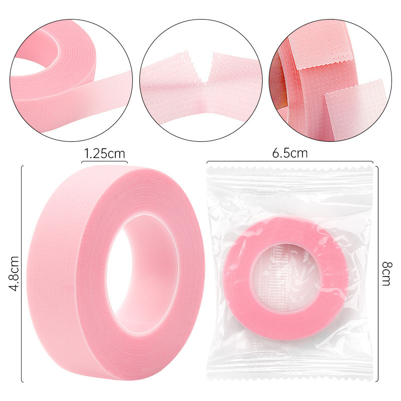 3 Rolls Eyelash Extension PE Tape Under Eye Patches Pad False Lashes Individual Makeup Tools Lash Extension Supplies