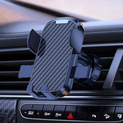 Universal Phone Holder In Car Mobile Stand Stand Air Vent Hook Clip Βάση τηλεφώνου αυτοκινήτου για iPhone Υποστήριξη κινητού τηλεφώνου Xiaomi Samsung