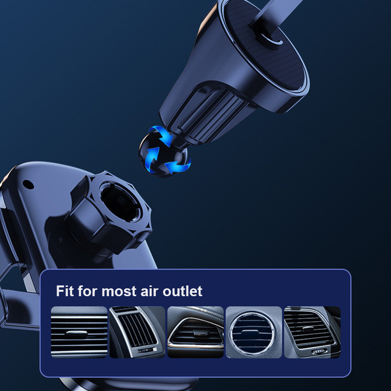 Universal Phone Holder In Car Mobile Stand Stand Air Vent Hook Clip Βάση τηλεφώνου αυτοκινήτου για iPhone Υποστήριξη κινητού τηλεφώνου Xiaomi Samsung