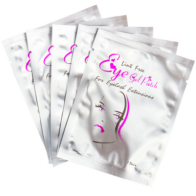 50 pari Papirnati gel za oči u obliku oblaka Jastučići za trepavice Dodaci za trepavice Savjeti Alati za šminkanje za žene