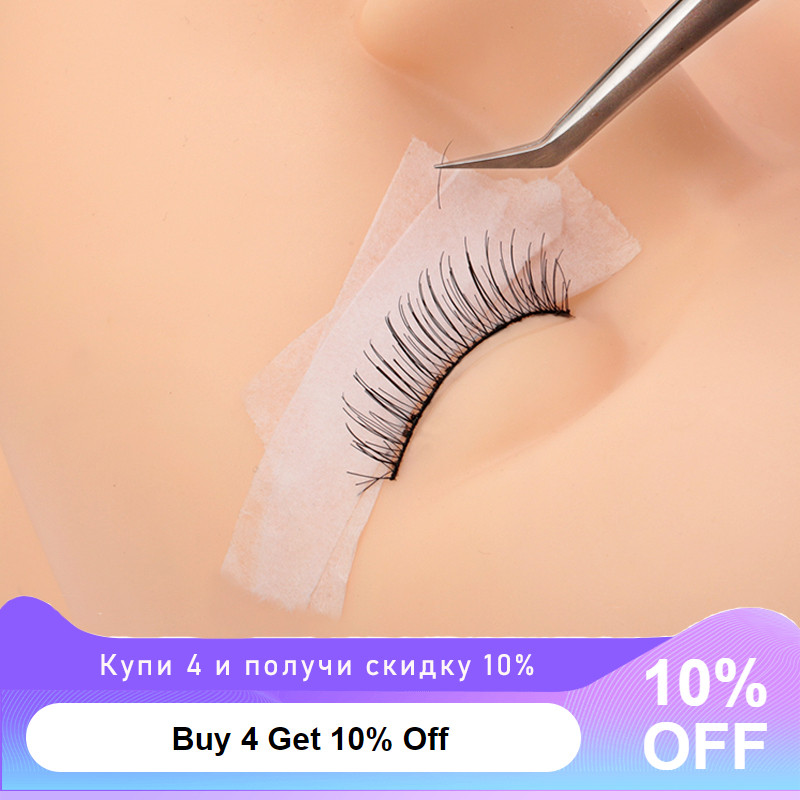 2/4/6/8TK ripsmepikendusteip, meditsiiniline hingav allergiavastane meigiteip, kergesti rebitav Micropore teip Professionaalne ripsmeteip