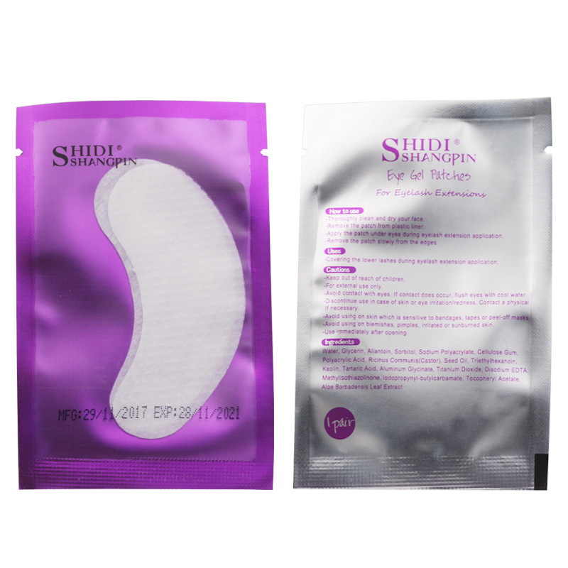 LANJINGLIN 5Vnt. akių pagalvėlės blakstienų priauginimui po akimis Blakstienų pleistrai Popieriniai pleistrai dirbtinių blakstienų makiažui