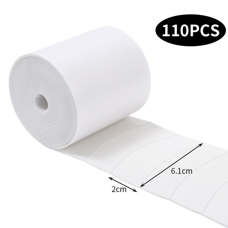 1 rulonas vienkartinis dirbtinių blakstienų pleistras akių makiažui, apsaugantis blakstienas po akimis.